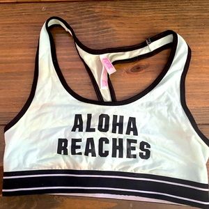 Victoria’s Secret sports bra aloha beaches M NWOT